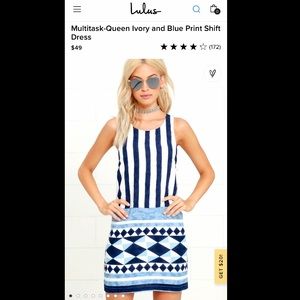 Lulu’s printed dress